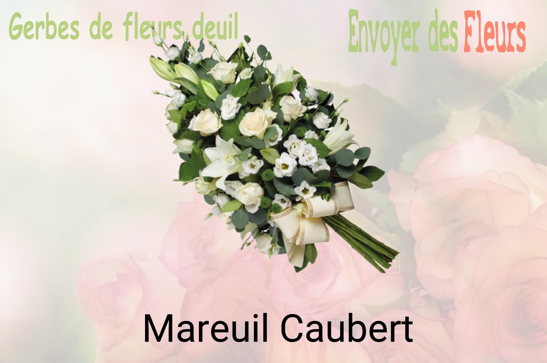 Gerbe de fleurs de deuil livrée à Mareuil-Caubert